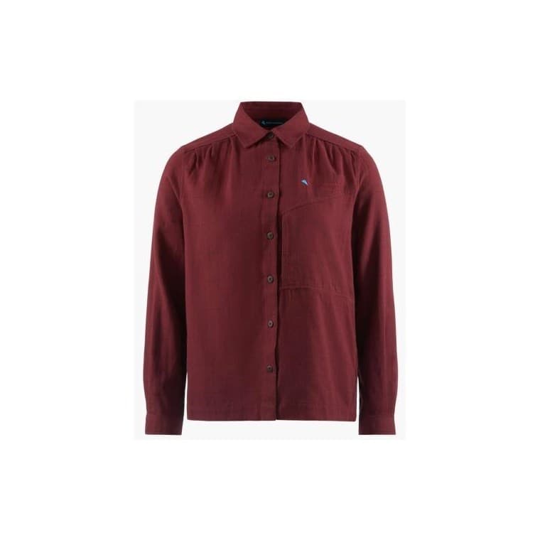 Klättermusen Helheim Ls Shirt W'S Tawny Red