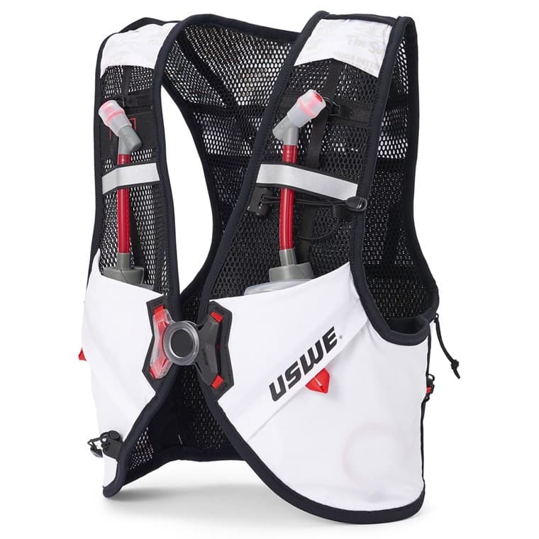 USWE Pace 8L Trail Running Vest White/Black