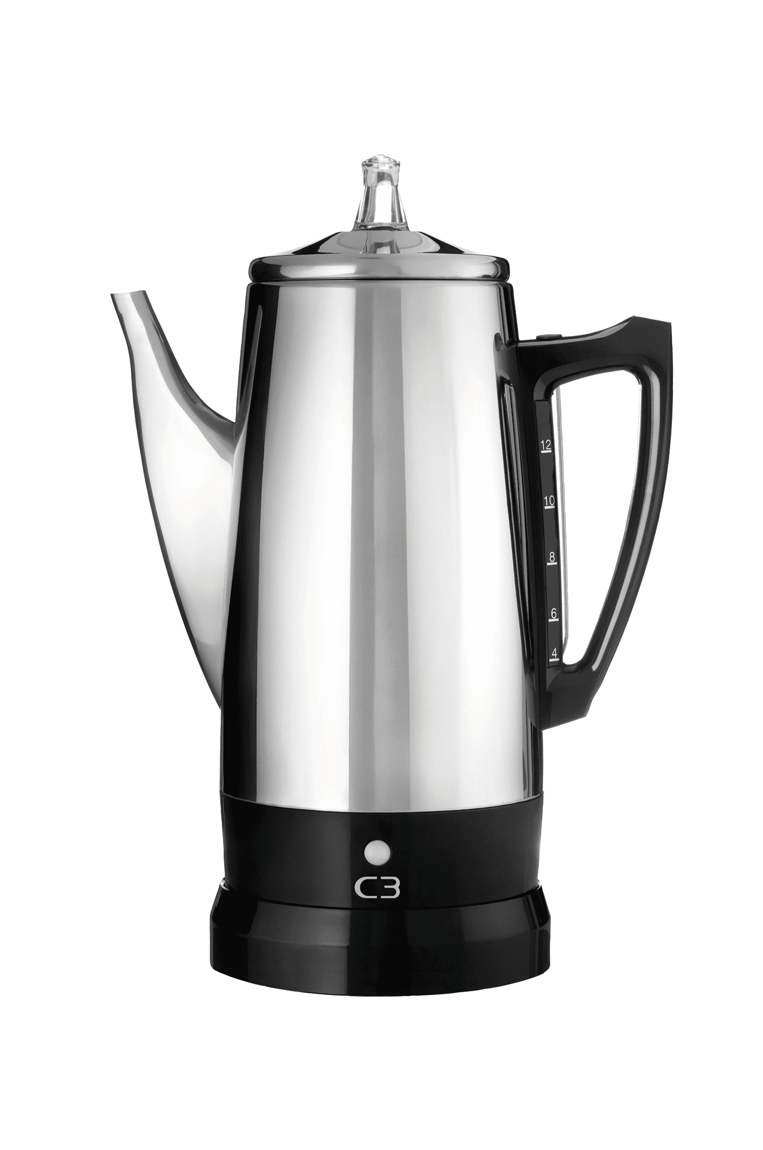 Perkulator Rustfri stål 12 kopper