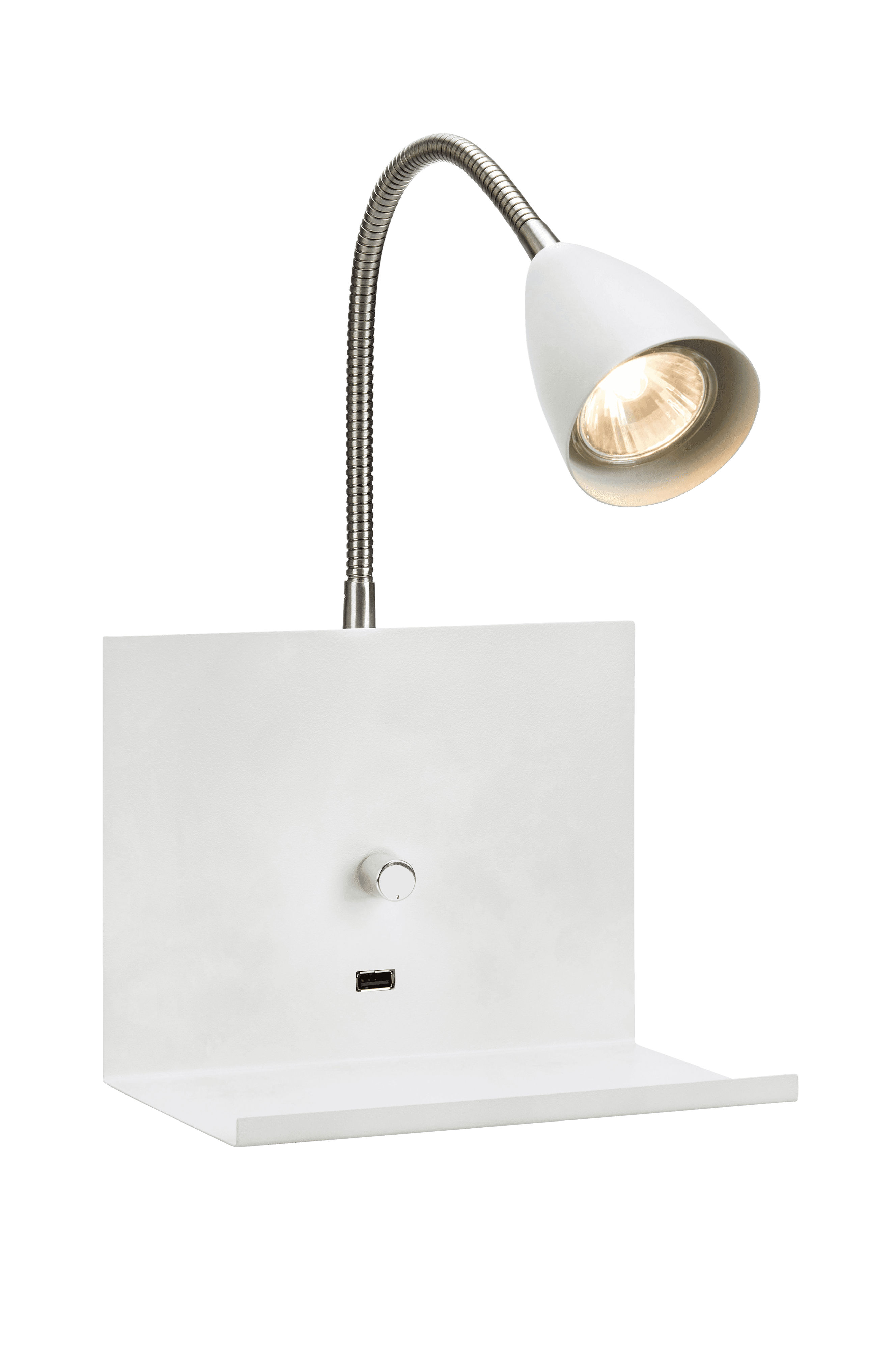 Vegglampe Logi Hvit