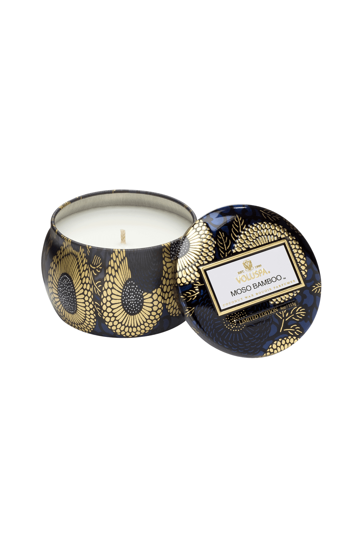 Moso Bamboo - Decorative Tin Candle 25H