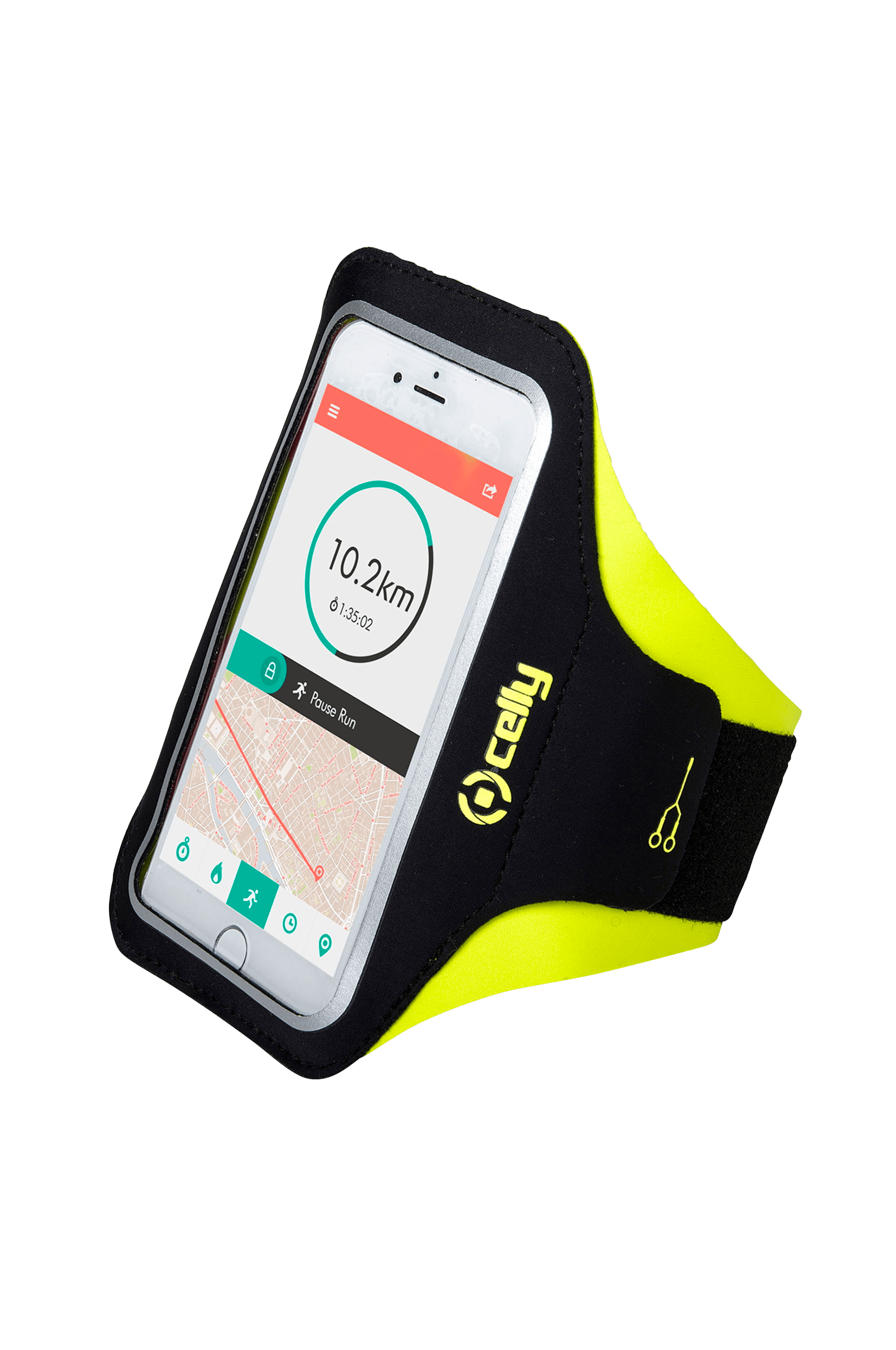 Sportsarmbånd XXL max 6,2" Gul