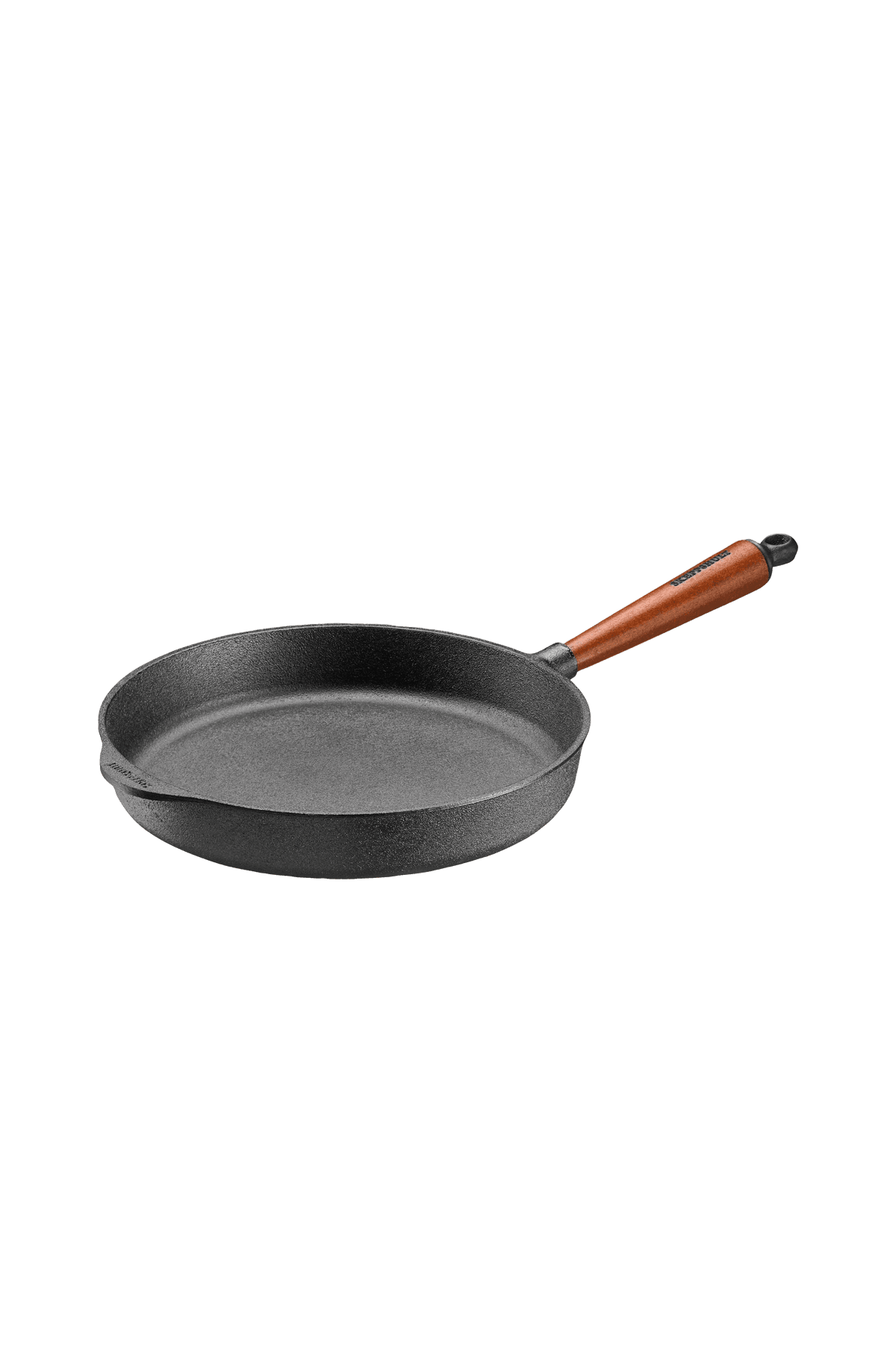 Traktørpanne med trehåndtak - 28 cm