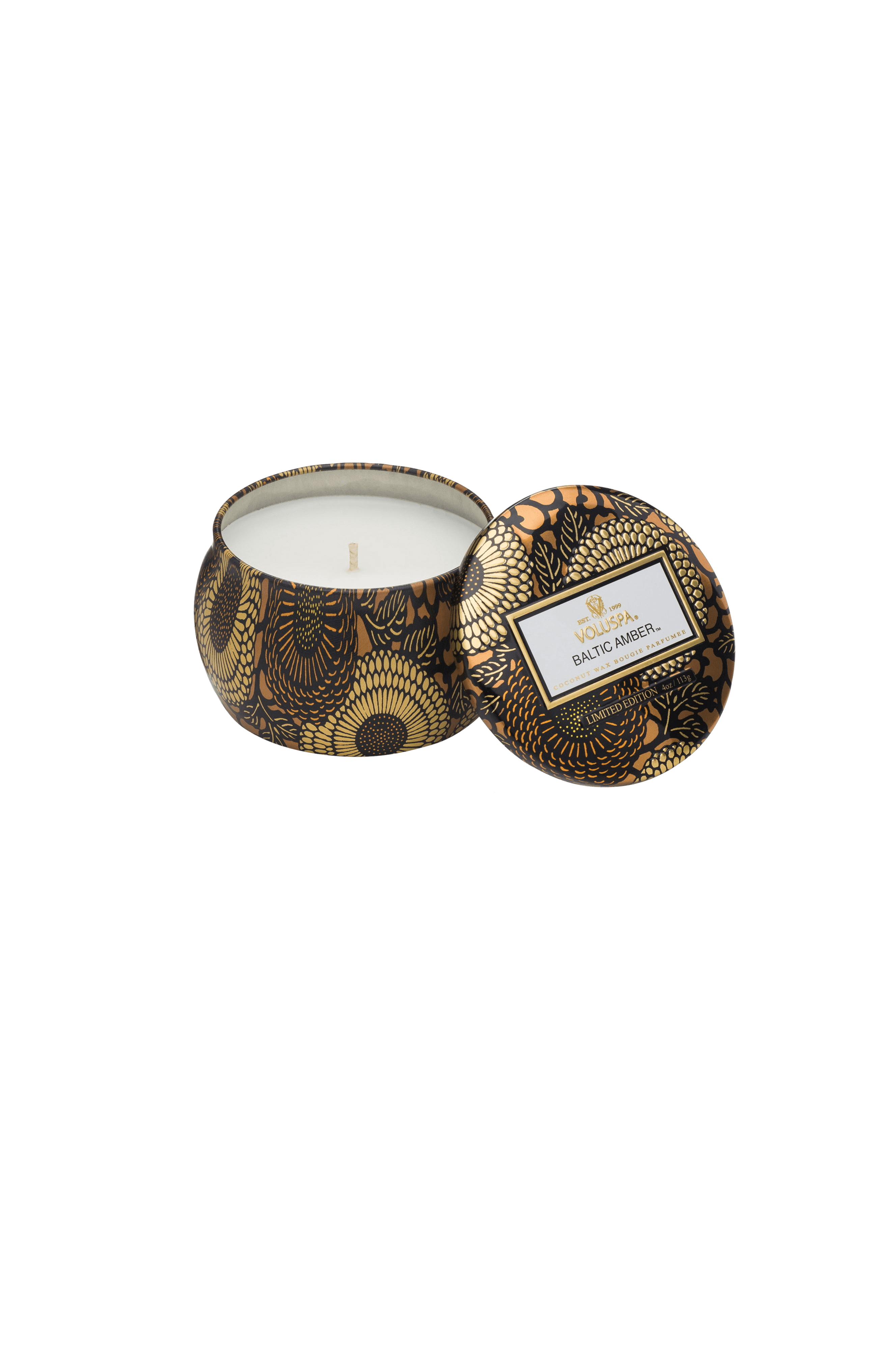 Baltic Amber- Mini Tin Candle 25H