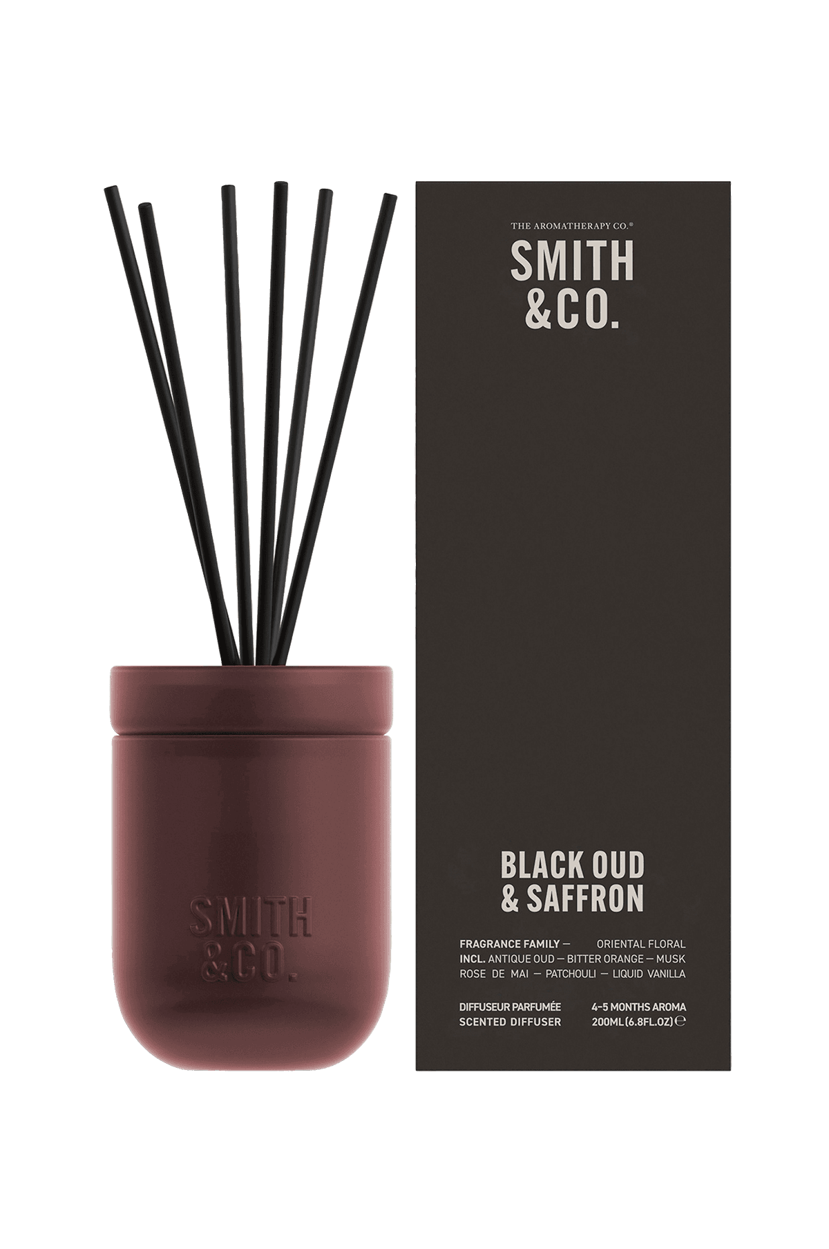 Black Oud & Saffron Diffuser 200 ml