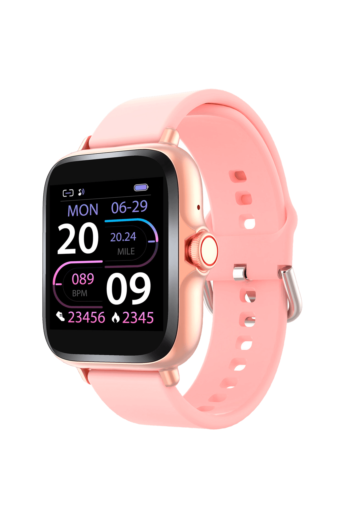 Smartwatch 1,44" med hjertesensor