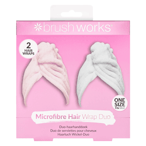 Brushworks Hair Towel Wrap 2pcs