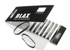 Blax Snag Free Hair Elastics Black 8pcs