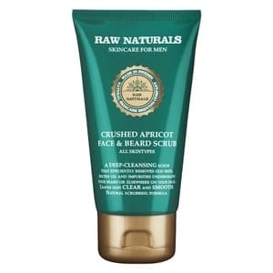 Raw Naturals Crushed Apricot Face & Beard Scrub 75ml
