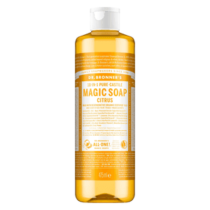 Dr. Bronner 18-In-1 Citrus Orange Pure Castile Liquid Soap 475ml