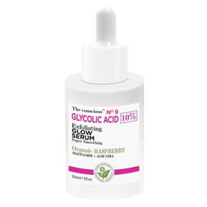 Biovène The conscious Glycolic Acid Exfoliating Glow Serum Organic Raspberry 30ml