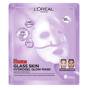 L'Oréal Paris Revitalift Filler Glass Skin Hydrogel Sheet Mask 25g