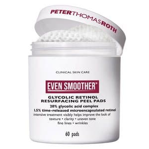 Peter Thomas Roth Even Smoother™ Glycolic Retinol Resurfacing Peel Pads 60pcs