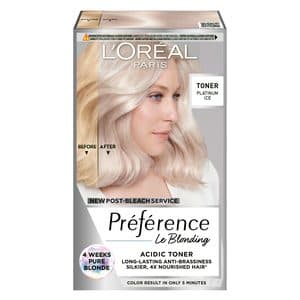 L'Oréal Paris Préférence Le Blonding Toner Platinum Ice 1pcs
