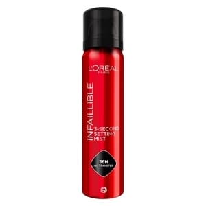 L'Oréal Paris Infaillible 3-Second Setting Mist Makeup Setting Spray 75ml