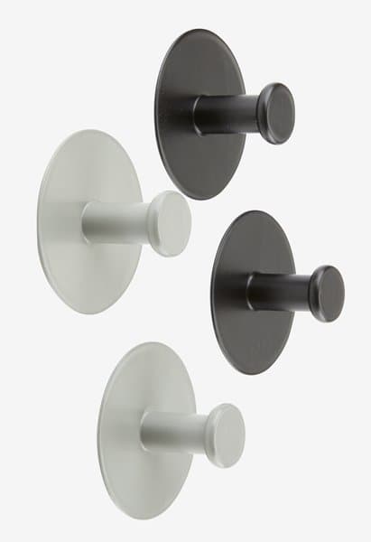Knagg EKEDALEN stål 2 stk/pk assortert