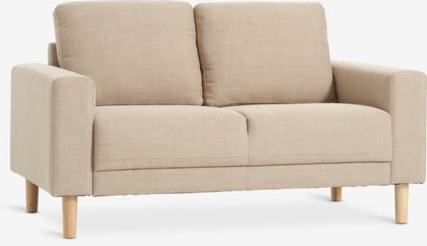 Sofa EGENSE 2-seter sand stoff
