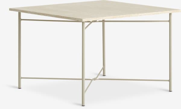 Sofabord KILDEDAL 60x60 travertinfarget
