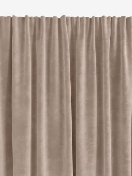 Gardin AUSTRA 1x140x300 fløyel taupe