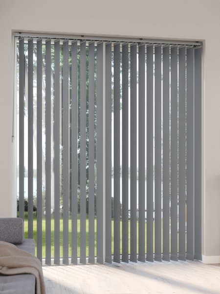 Lamellgardin FERAGEN 300x250cm lysdempende grå