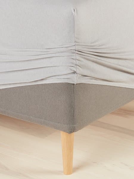Jerseylaken JENNY 90x200x35cm grå