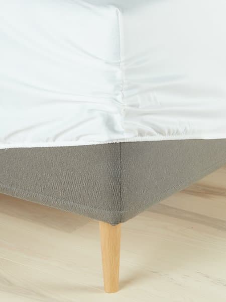 Satenglaken TINE 180x200x35cm hvit