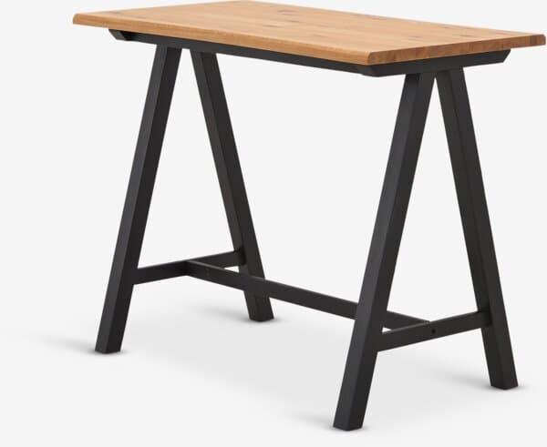 Barbord SANDBY 71x128 natur eik/svart