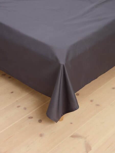 Flatt laken VANJA 240x260cm antrasittgrå