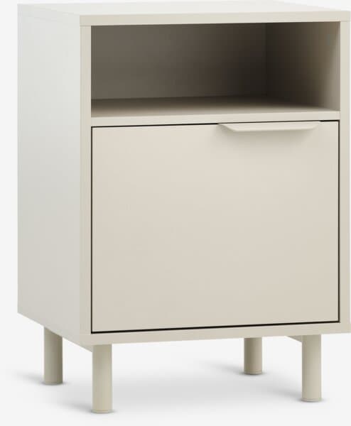 Nattbord SKAVE 1 dør beige