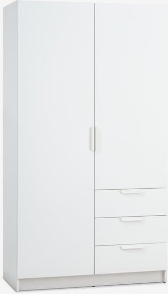 Skap JENSLEV 96x176 2 dører hvit