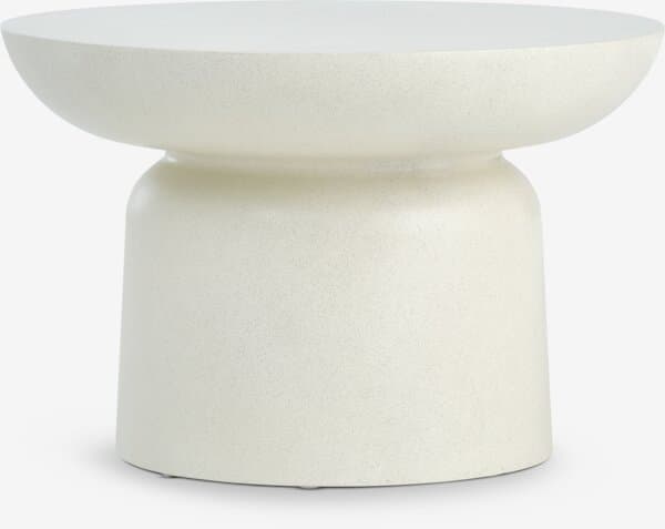 Sofabord LYDUM Ø60 beige fibersement