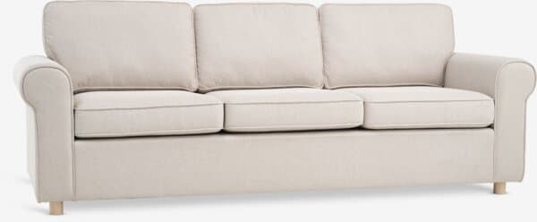 Sofa FERRITSLEV 3-seter beige stoff
