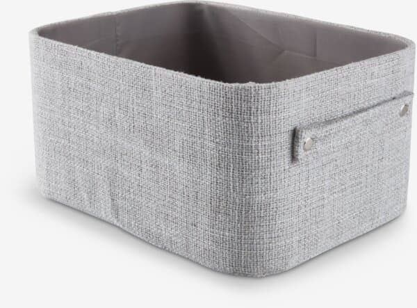 Kurv MALTE B20xL26xH13cm grå