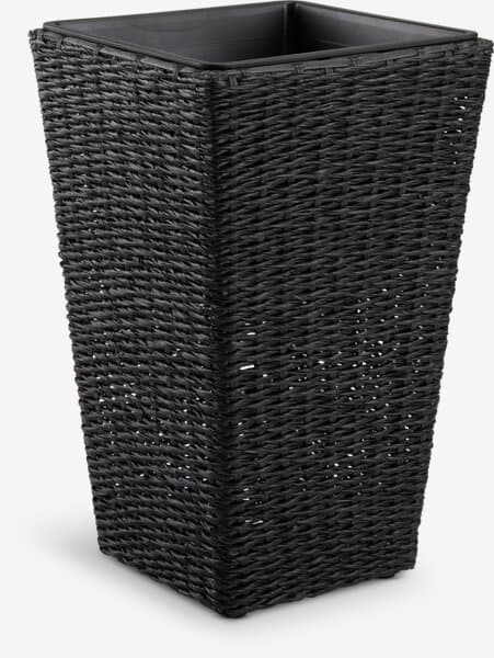 Kurvpotte KUBB B30xL30xH50 svart