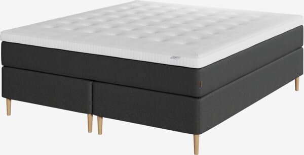 Kontinentalseng 150x200 HEMLA + VOLA grå-40 Myk