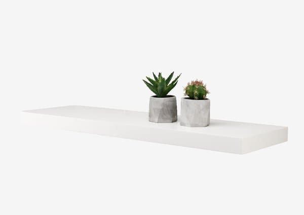 Svevehylle ABILD 80x24 hvit