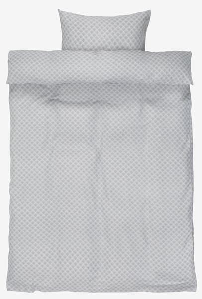 Kreppsengesett BEATE 140x220 grå