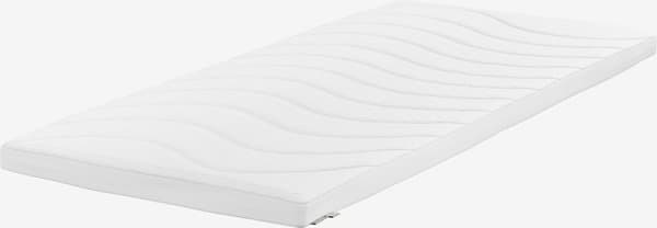 Overmadrass 75x200 WELLPUR GULEN hvit