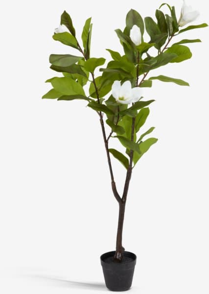 Kunstig plante SPINDEL H120cm magnolia
