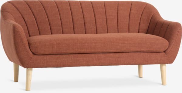 Sofa EGEDAL 2,5-seter terracotta stoff