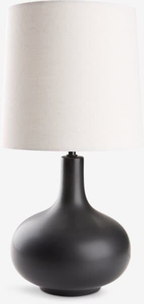 Bordlampe JOACHIM Ø27xH54cm beige/svart