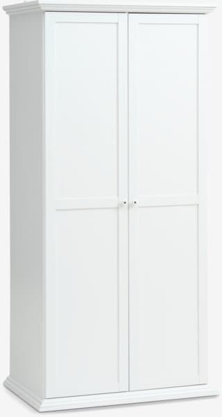 Skap FREDENSBORG 96x200 hvit