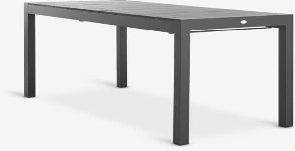 Hagebord TYDAL B95xL208/272 svart