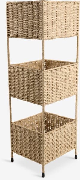 Kurvstativ HYLLINGE 3 kurver papir natur