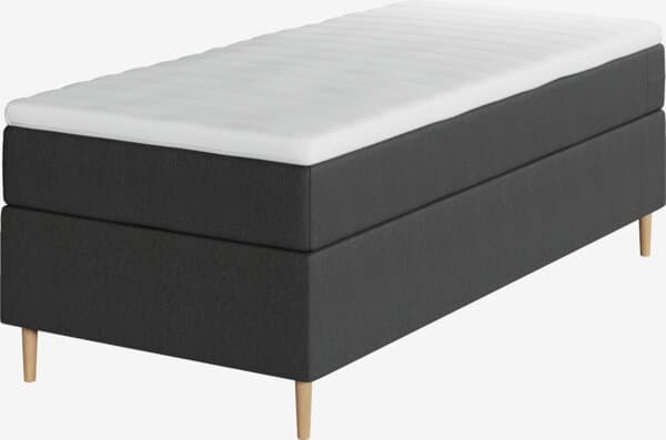 Kontinentalseng 90x200 TYRIA + FLYA grå-40 Medium