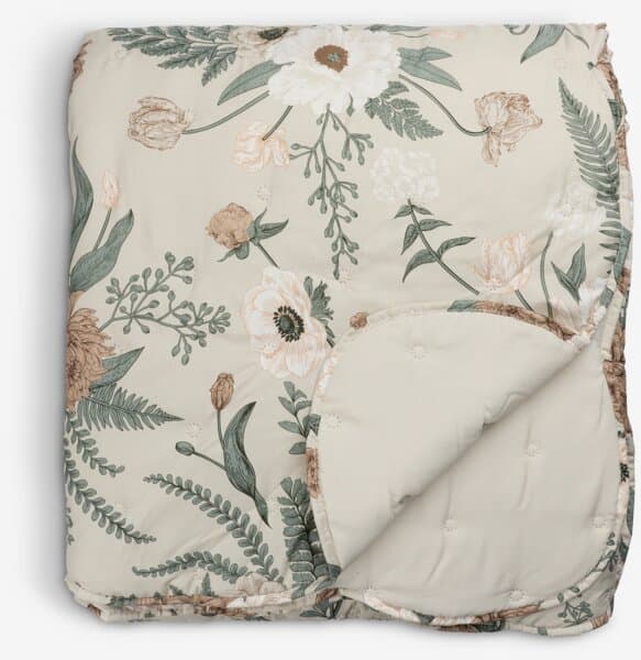 Sengeteppe STORKLOKKE 220x240 beige