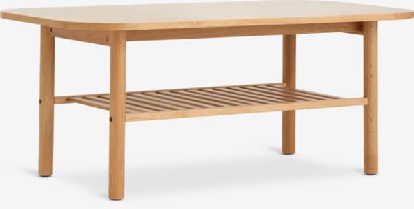 Sofabord LYNGVIG 60x110 m/hylle natur eik
