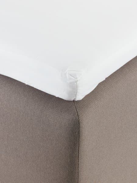 Overmadrasslaken ELENORA 90x200x6-10cm hvit