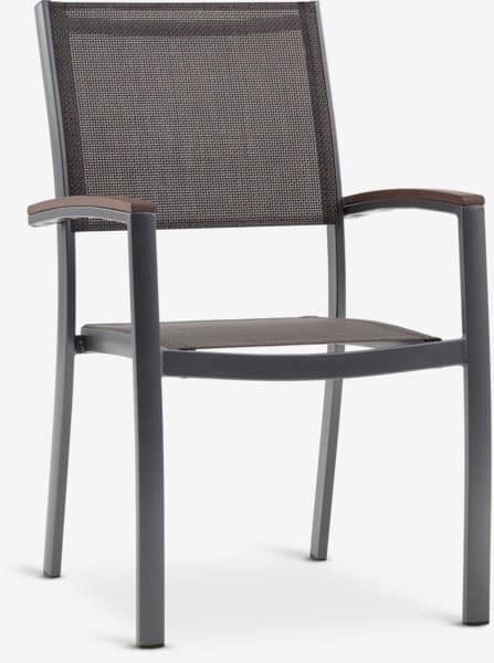 Stablestol MADERNE grå