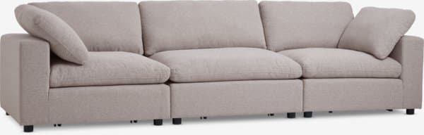 Modulsofa LYBY 3-seter sand stoff